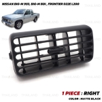 ช่องแอร์ ช่องปรับแอร์ อันกลาง-ข้างขวา 1 ชิ้น สีดำ สำหรับ Nissan Big-M 993,Big-M BDI,Frontier D22 ปี 1986-2005